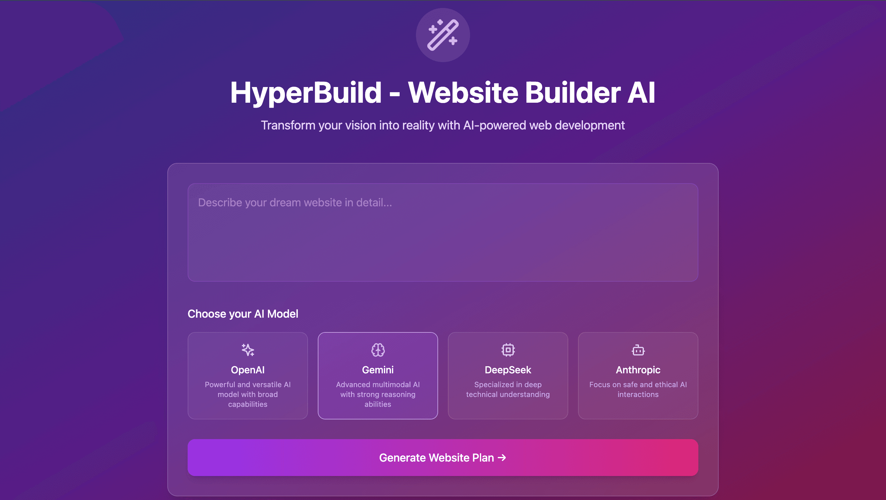 HyperBuild preview